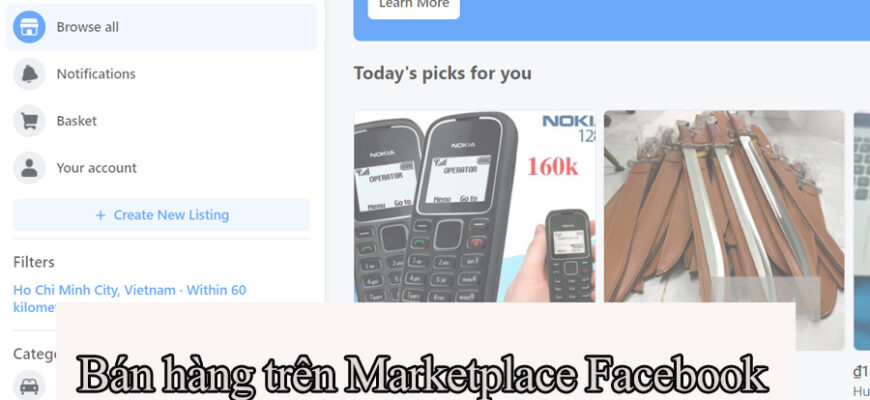 Продажи через Facebook Marketplace