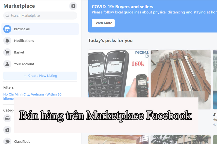 Facebook Marketplace Продажи через Facebook Marketplace