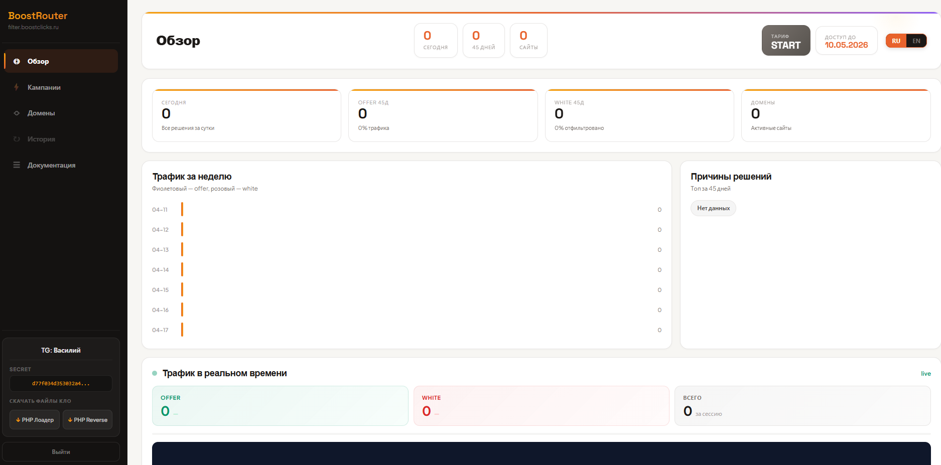 Клоака для ВКонтакте klo-boostclicks.online
